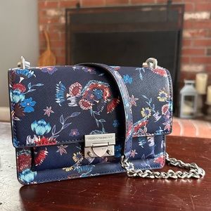 Never Used - floral print small crossbody